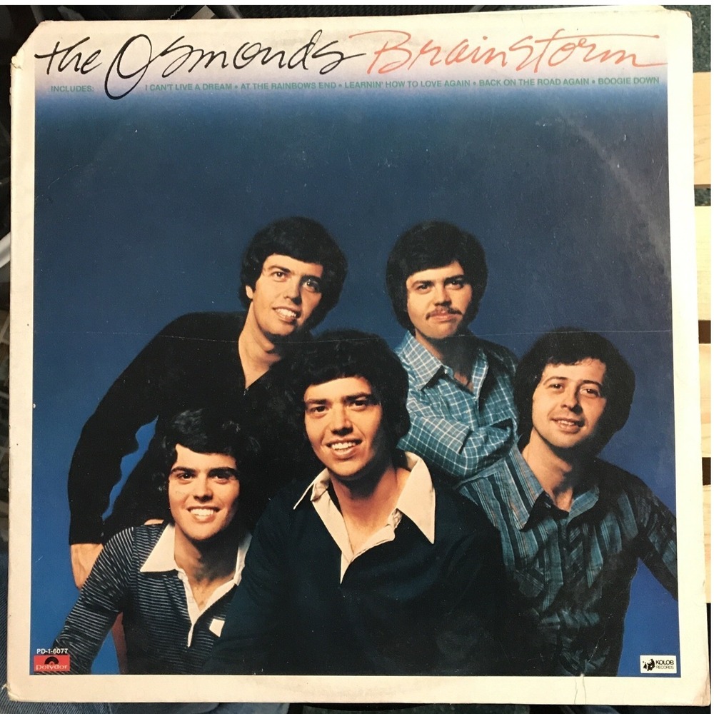 The Osmonds Brainstorm Vinyl LP 1976 Polydor PD-1-6077 Pop Rock 70s